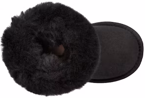 Shop UGG 經典 II 英倫簡約休閒中筒雪靴 小童 黑色