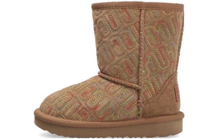 (Youth) UGG Classic II Graphic Stitch 'Chestnut' 1112383T-CHE