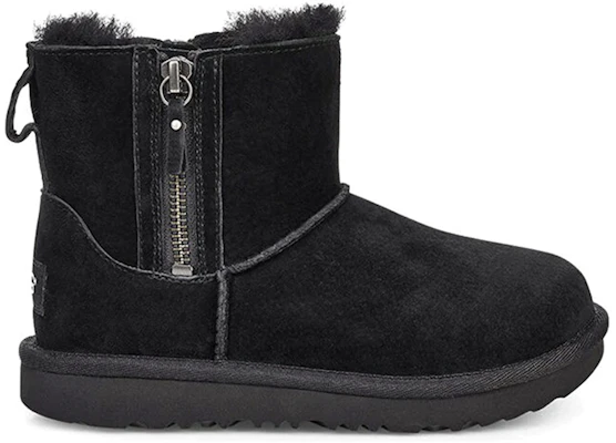 UGG 經典 II 迷你雙拉鍊雪靴 大童版 黑色 Order UGG 經典 II 迷你雙拉鍊雪靴 大童版 黑色