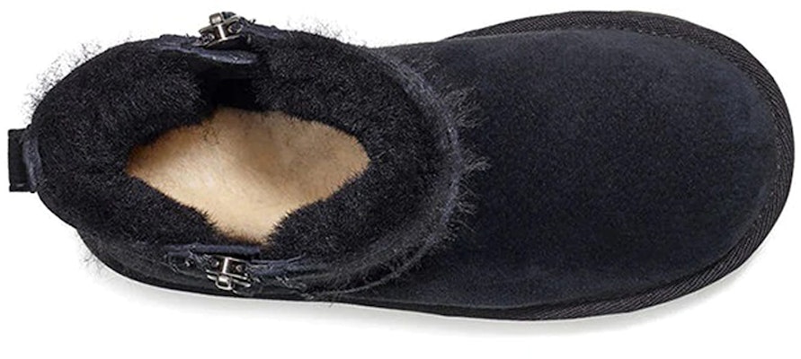 (JR) UGG Classic II 迷你双拉链靴 '大童黑色' 1102469K-BLK Purchase (JR) UGG Classic II 迷你双拉链靴 '大童黑色' 1102469K-BLK