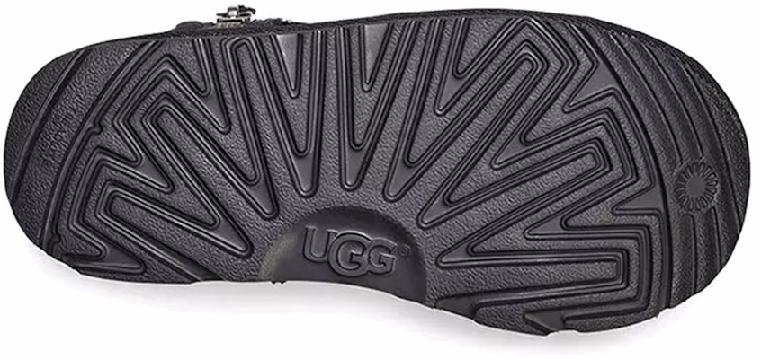 (JR) UGG Classic II 迷你双拉链靴 '大童黑色' 1102469K-BLK Details for (JR) UGG Classic II 迷你双拉链靴 '大童黑色' 1102469K-BLK