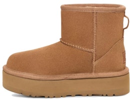 (Youth) UGG Classic Mini Platform 'Chestnut' 1143700K-CHE (Youth) UGG Classic Mini Platform 'Chestnut' 1143700K-CHE