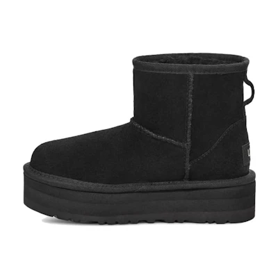 (Youth) UGG Classic Mini Platform Boot Black