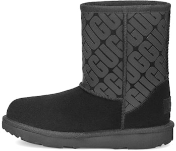 (JR) UGG经典短款‘黑色Ugg标志’ 1129491K-BLK Buy (JR) UGG经典短款‘黑色Ugg标志’ 1129491K-BLK