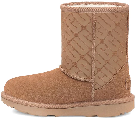 (Youth) UGG Classic Short 'Chestnut with UGG Logo' 1129491K-CHE Buy (Youth) UGG Classic Short 'Chestnut with UGG Logo' 1129491K-CHE