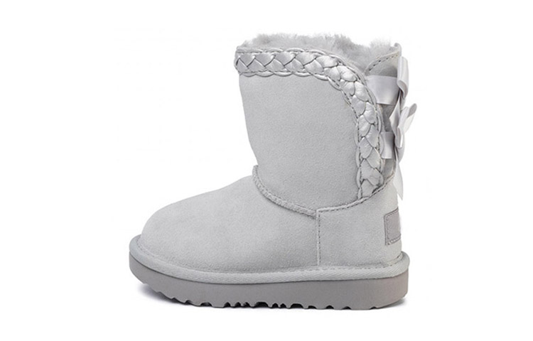 (Youth) UGG Classic Short II 'Grey' 1103617K-GRV