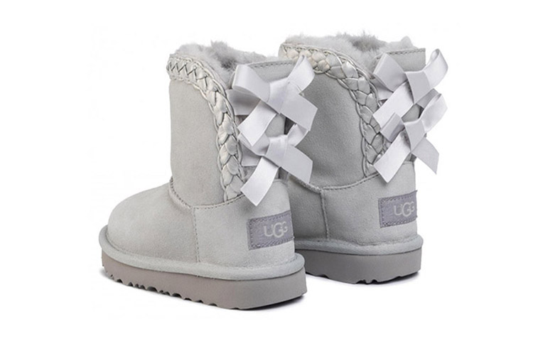 (Youth) UGG Classic Short II 'Grey' 圖 4