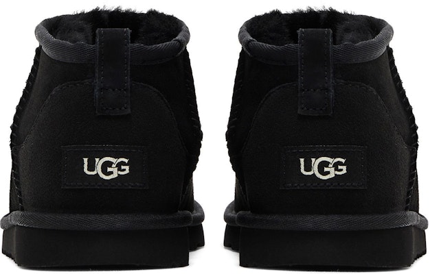 (青少年)UGG 經典超短靴 黑色 1130750K-BLK Details for (青少年)UGG 經典超短靴 黑色 1130750K-BLK