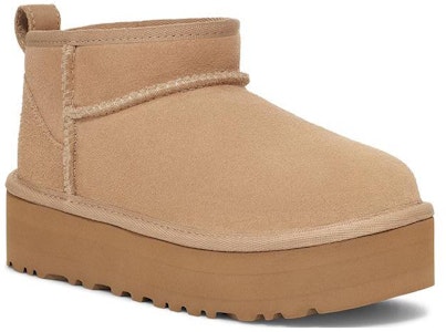 (JR) UGG 클래식 울트라 미니 플랫폼 샌드 부츠 1157791K-SAN Shop (JR) UGG 클래식 울트라 미니 플랫폼 샌드 부츠 1157791K-SAN