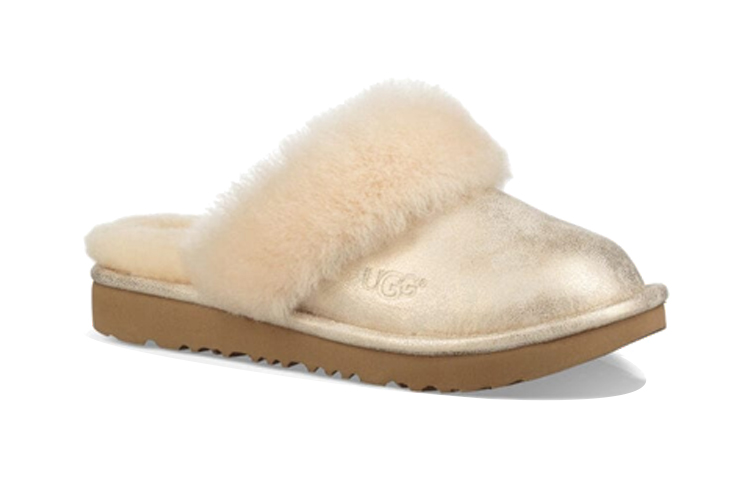 Lookbook (Youth) UGG Cozy II Metallic Slipper Gold 1094531K-GOLD