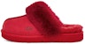 (JR) UGG Selipar Comfy 'Fluff Merah' 1019065K-RBRD