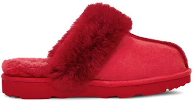 Order (Youth) UGG Cozy Slippers 'Red Fluff' 1019065K-RBRD