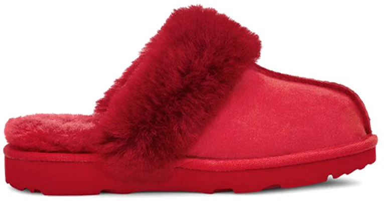 (JR) UGG Cozy拖鞋 '红色绒毛' 1019065K-RBRD Order (JR) UGG Cozy拖鞋 '红色绒毛' 1019065K-RBRD
