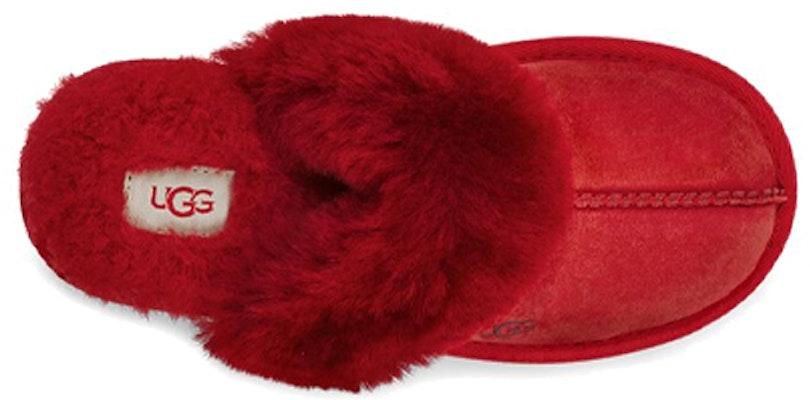 (Youth) UGG Cozy Slippers 'Red Fluff' 1019065K-RBRD Shop (Youth) UGG Cozy Slippers 'Red Fluff' 1019065K-RBRD