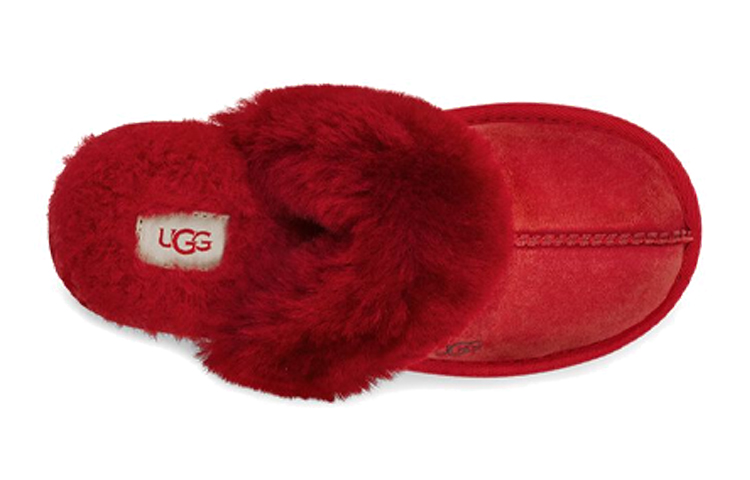 Shop (JR) UGG Cozy拖鞋 '红色绒毛' 1019065K-RBRD