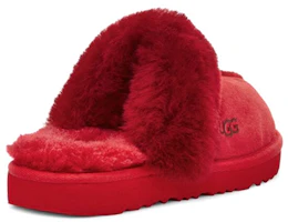 Purchase (Youth) UGG Cozy Slippers 'Red Fluff' 1019065K-RBRD