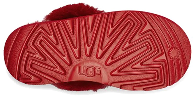 (Youth) UGG Cozy Slippers 'Red Fluff' 1019065K-RBRD Details for (Youth) UGG Cozy Slippers 'Red Fluff' 1019065K-RBRD