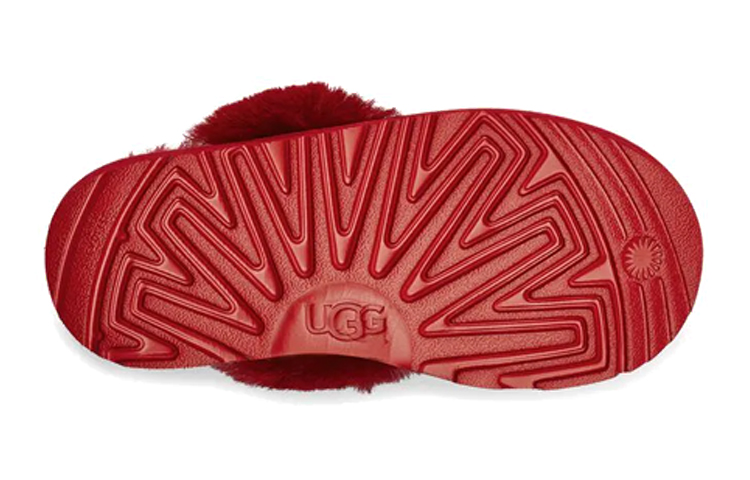 Details for (JR) UGG Cozy拖鞋 '红色绒毛' 1019065K-RBRD