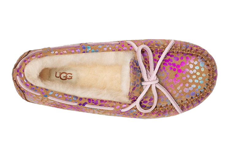 Shop (JR) UGG Dakota Mocassin ''Chestnut Tacheté'' 1120818K-CHE