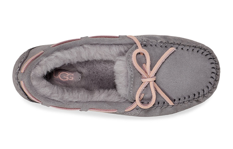 Shop (Youth) UGG Dakota Slipper 'Grey Purple' 5296-SAMT