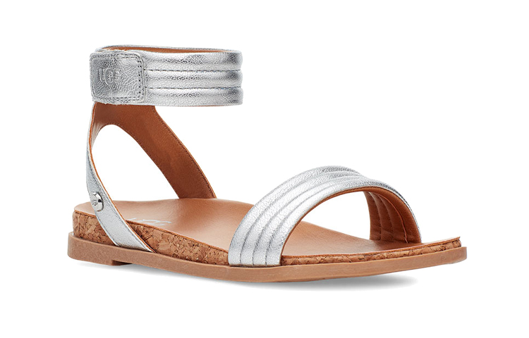 Lookbook (Youth) UGG Ethena 'Silver Comfort Breathable Sandal' 1110935K-SLVR