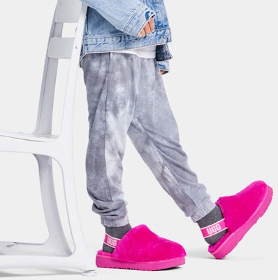 UGG Fluff Yeah Clog 毛茸時尚休閒涼鞋 大童 玫瑰紅 Sizing UGG Fluff Yeah Clog 毛茸時尚休閒涼鞋 大童 玫瑰紅
