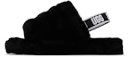 Lookbook (JR) UGG Fluff Yeah Slide 'Hitam' 1098494K-BLK