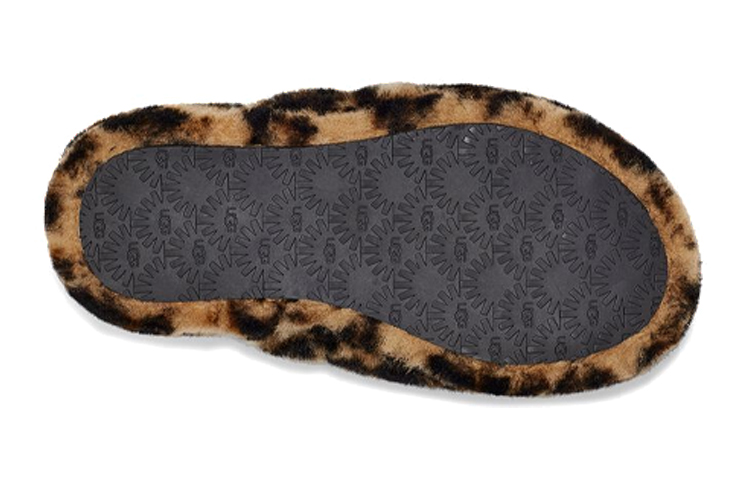 Details for (Youth) UGG Fluff Yeah Slide 'Caramel Leopard Print' 1123640K-BTC