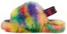 (JR) UGG Fluff Yeah Slide 'Warna-Warni' 1131850K-RBW