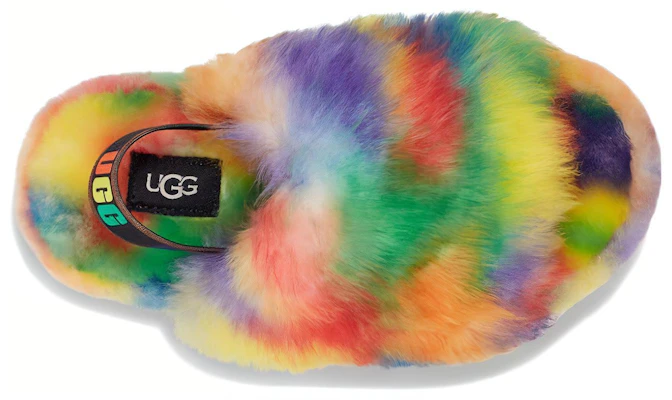 (Youth) UGG Fluff Yeah Slide 'Colorful' 1131850K-RBW Shop (Youth) UGG Fluff Yeah Slide 'Colorful' 1131850K-RBW