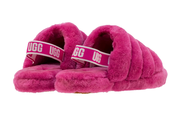 Shop (Youth) UGG Fluff Yeah Slide 'Fuchsia' 1098494K-FUS