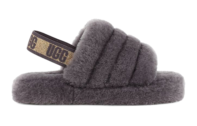 Order (Youth) UGG Fluff Yeah Slide 'Glitter Grey' 1116492K-SHA