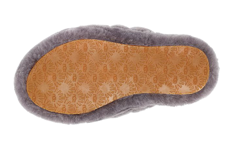 Purchase (Youth) UGG Fluff Yeah Slide 'Glitter Grey' 1116492K-SHA