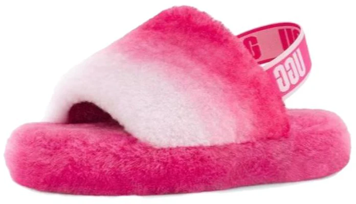 (Youth) UGG Fluff Yeah Slide 'Gradient Pink Combo' 1120772K-PCMB Buy (Youth) UGG Fluff Yeah Slide 'Gradient Pink Combo' 1120772K-PCMB