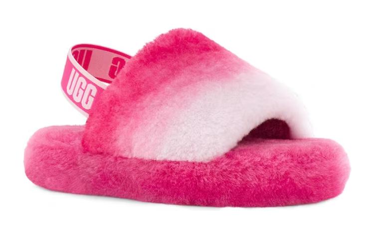 Order (JR) UGG Fluff Yeah Slide Gradasi Kombinasi Pink 1120772K-PCMB