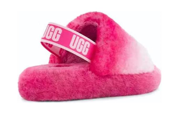 Shop (JR) UGG Fluff Yeah Slide Gradasi Kombinasi Pink 1120772K-PCMB