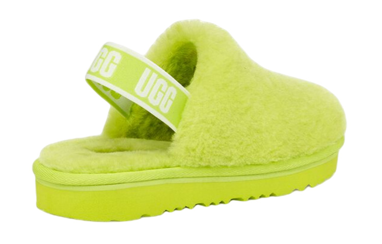Lookbook (Youth) UGG Fluff Yeah Slide 'Green' 1123633K-KLM