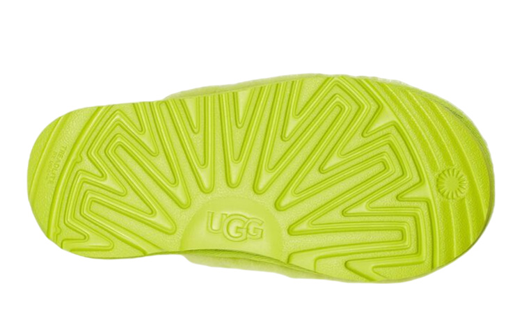 Details for (Youth) UGG Fluff Yeah Slide 'Green' 1123633K-KLM