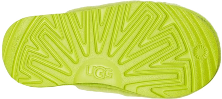 (JR) UGG Fluff Yeah 绿色毛毛拖鞋 1123633K-KLM Details for (JR) UGG Fluff Yeah 绿色毛毛拖鞋 1123633K-KLM