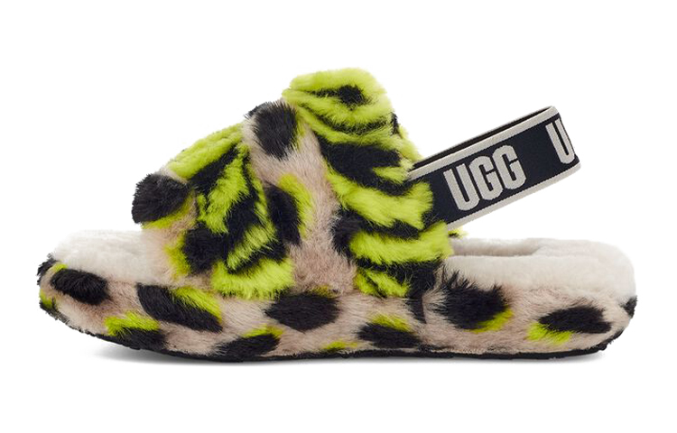 (Youth) UGG Fluff Yeah Slide 'Green' 1124939K-KLM