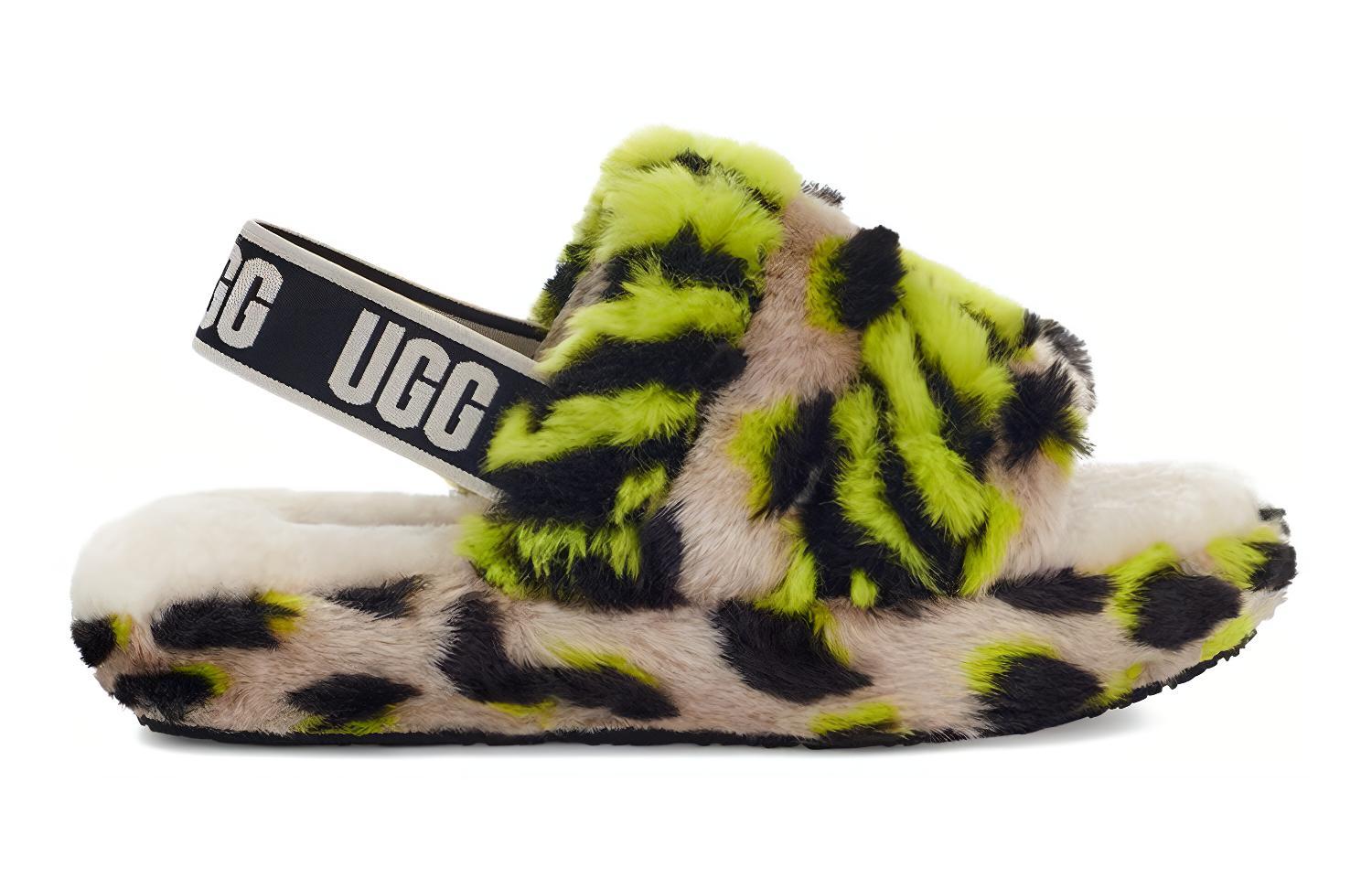 Order (Youth) UGG Fluff Yeah Slide 'Green' 1124939K-KLM