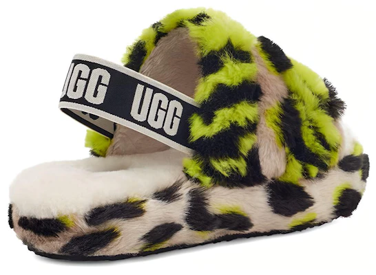(Youth) UGG Fluff Yeah Slide 'Green' 1124939K-KLM Shop (Youth) UGG Fluff Yeah Slide 'Green' 1124939K-KLM