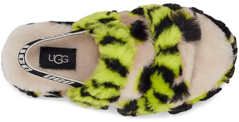 大童 UGG Fluff Yeah 舒適軟毛毛涼鞋 綠色 Purchase 大童 UGG Fluff Yeah 舒適軟毛毛涼鞋 綠色