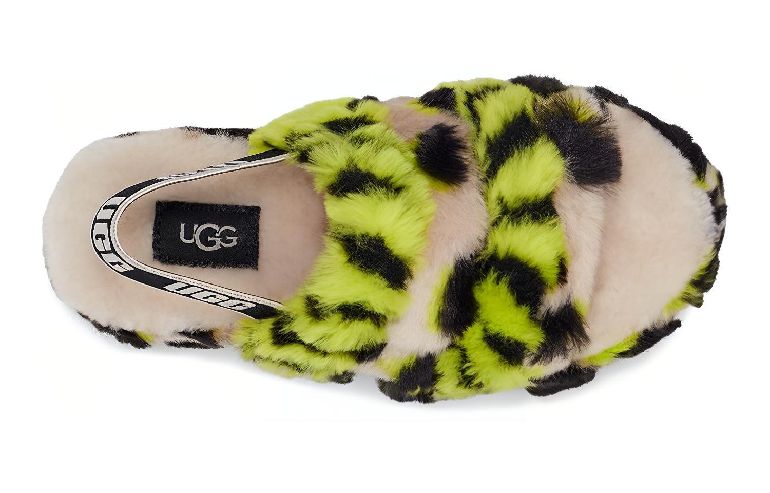 Purchase (Youth) UGG Fluff Yeah Slide 'Green' 1124939K-KLM