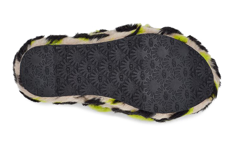 Details for (Youth) UGG Fluff Yeah Slide 'Green' 1124939K-KLM