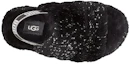 Shop (Youth) UGG Fluff Yeah Slide 'Metallic Black Sparkle' 1125380K-BLK