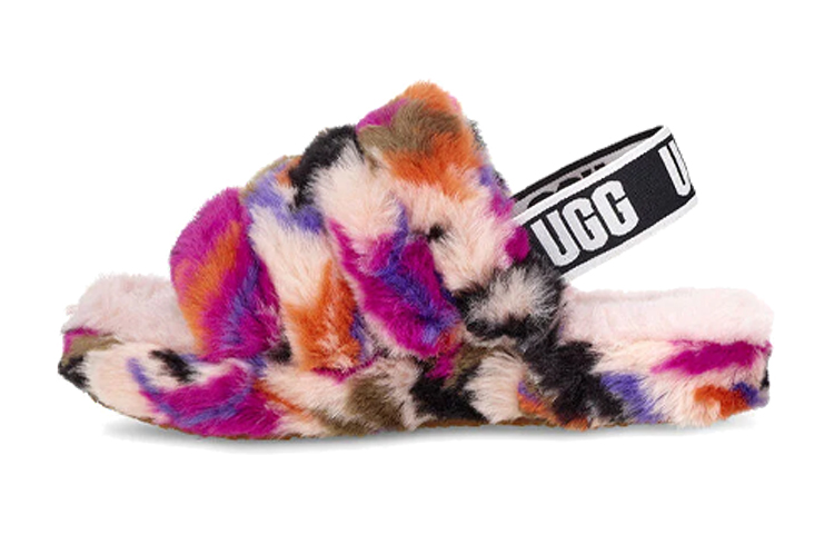 Buy (Youth) UGG Fluff Yeah Slide 'Mottlee Colorful' 1103586K-MULT
