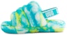 (Kanak-Kanak) UGG Fluff Yeah Slide 'Oasis Blue' 1123636K-OBSL