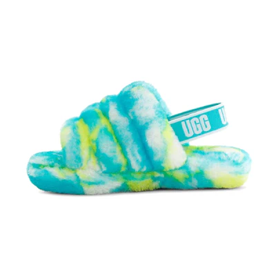 (Youth) UGG Fluff Yeah Slide 'Oasis Blue'