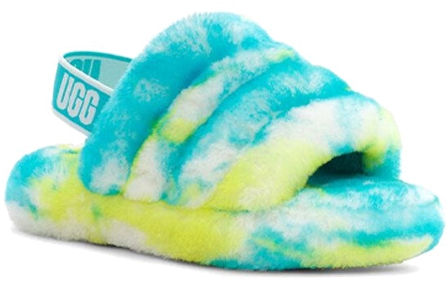 (Kanak-Kanak) UGG Fluff Yeah Slide 'Oasis Blue' 1123636K-OBSL Lookbook (Kanak-Kanak) UGG Fluff Yeah Slide 'Oasis Blue' 1123636K-OBSL